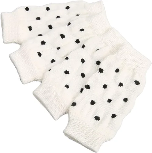 Miniatura 3 de Dog Elbow Protector, 4PCS Pet Leg Sleeves Knitted Leg Support Wraps with Polka Dot Design for Small Medium Dogs (S)