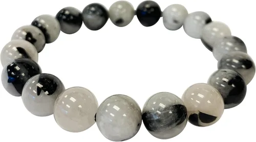 Miniatura 455 de Gem Avenue Handmade Round Bead Stretch Bracelet Unisex Natural Stone Beaded Jewelry for Men & Women, Elastic Wristband for Daily Wear