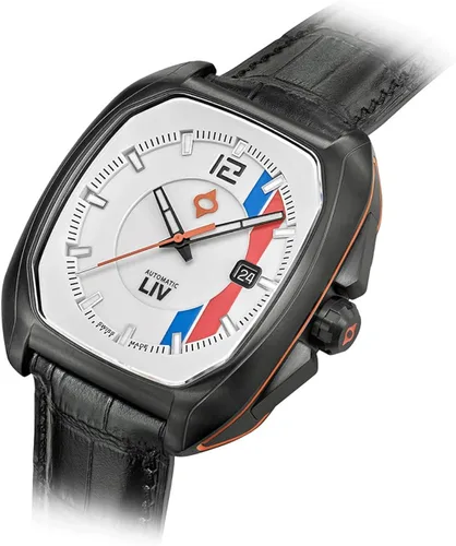 Miniatura 5 de LIV Rebel-AR Swiss Automatic Elaboré Grade, 26-Jewel Movement - 42.0 mm Rectangular Curved Case- IP Surgical Grade 316L Stainless Steel-Multi-Layer