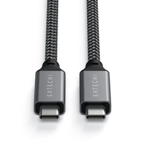 Miniatura 7 de Satechi Cable USB C a USB C, cable USB4 con entrega de energía de 100 W, hasta 8K a 60 Hz, transferencia de datos de 40 Gbps, para MacBook
