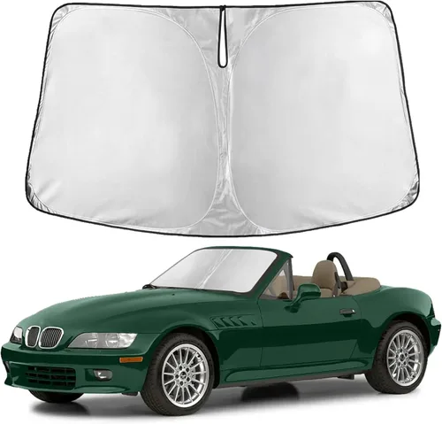 Miniatura 16 de Econour Parasol para parabrisas compatible con Honda Civic 2016-2021, protector de parasol plegable para ventana, bloquea los rayos UV y mantiene tu
