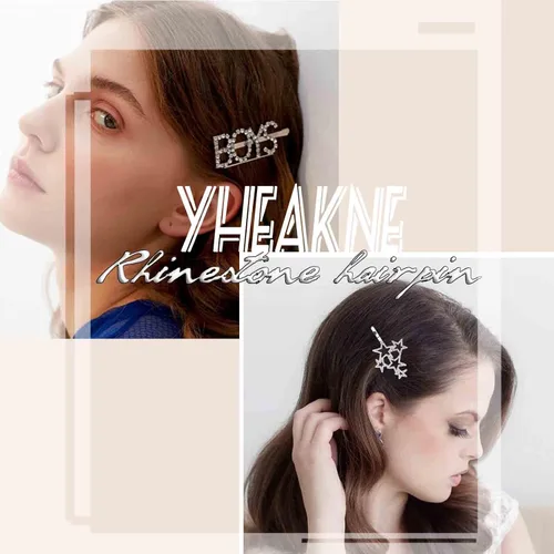 Miniatura 7 de Pinza para el cabello con diseño de flores bohemias, pasador de flores plateadas, elegante clip para la cabeza, accesorios decorativos
