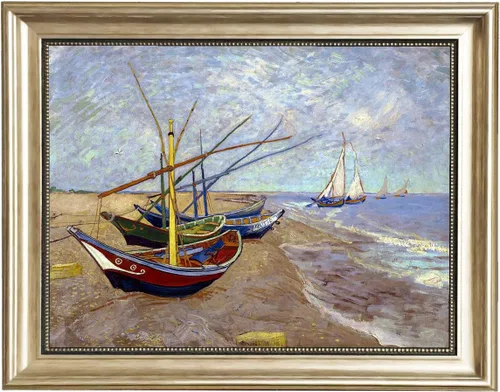 Miniatura 39 de ELITEAART- La noche estrellada por Vincent Van Gogh, pintura al óleo, reproducción de pintura al óleo, impresión en lienzo giclée, tamaño marcado