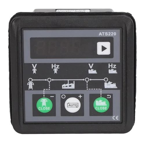 Miniatura 2 de Controlador automático 30-300V del ATS del interruptor de transferencia para la conmutación de energía del generador