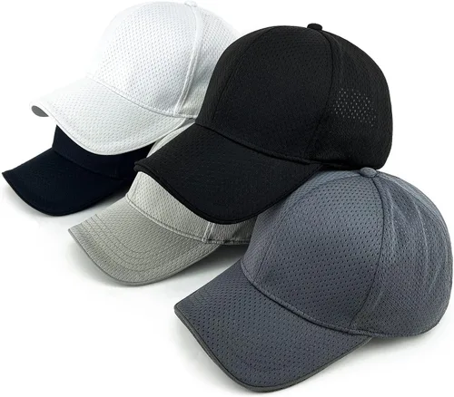 Miniatura 6 de Loneshark Gorra de béisbol transpirable de verano para hombre, de secado rápido, absorbe la humedad, para deportes al aire libre, ajuste seco
