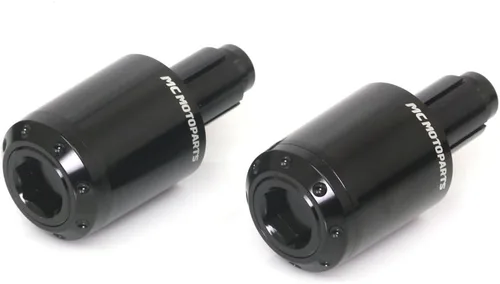 Miniatura 2 de Atom CNC Bar End Pesos para Yamaha Xmax 300 2017 – 2018, Negro