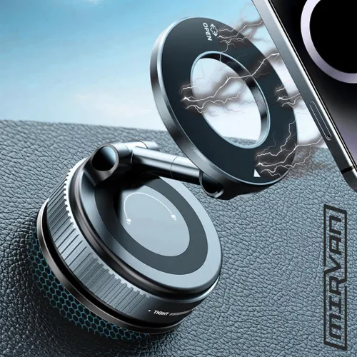 Miniatura 2 de Soporte magnético de teléfono para coche, soporte universal de succión 360 ajustable para tablero, parabrisas, espejo y escritorio, todos