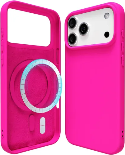 Miniatura 114 de oakxco Funda de silicona para iPhone 12 Pro Max, magnética, compatible con carga inalámbrica Magsafe, cubierta protectora de goma suave y delgada