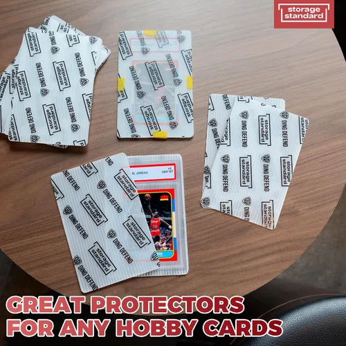 Miniatura 8 de Protectores de Tarjetas para Cartas Coleccionables, Suministros de Envío, Paquete de 110 Fundas de Tarjetas Graduadas de 4'' x 6'' para Insertos