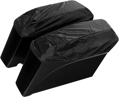 Miniatura 4 de Alforjas rígidas con tapas de altavoz de 6 x 9 pulgadas + soportes de conversión cromados aptos para Harley Davidson modelos Softail 1984-2017 FLST
