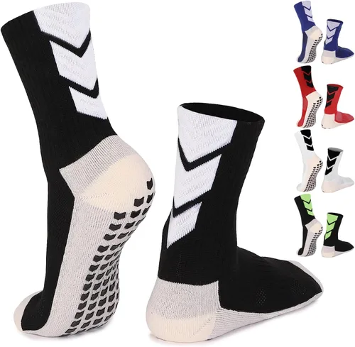 Calcetines de fútbol antideslizantes para jóvenes, calcetines antideslizantes para hombre, 134 pares de calcetines de hospital, calcetines de