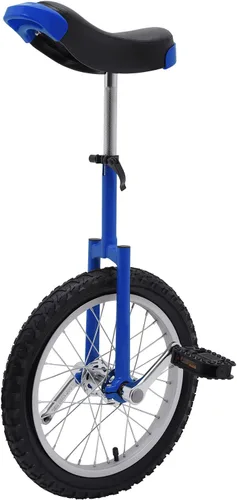 Miniatura 25 de Monociclo de rueda, bicicleta de una rueda con borde y pedales, monociclos de acero modernos para edades unisex de 10 a 60 años, entrenamiento