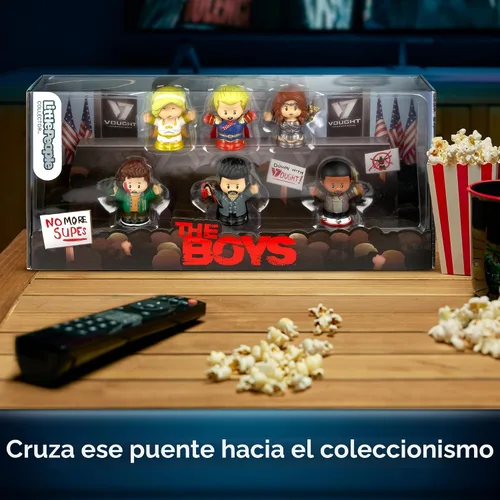 Miniatura 3 de Little People Collector El Set de Edición Especial de Los Chicos con Figuras de Personajes en una Caja de Exhibición para Adultos y Fans, 6 Figuras