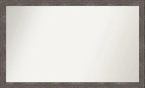 Miniatura 323 de Amanti Art Espejo personalizado, espejo de baño gris plomo a rayas, espejo de pared o espejo de tocador de baño sobre el fregadero