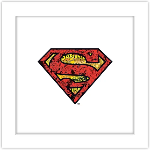 Miniatura 11 de Trends International Gallery Pops DC Comics Superman - Póster de pared con logotipo de mosaico de cómic S-Shield, 12 x 12 pulgadas, versión Versión