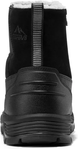 Miniatura 7 de NORTIV 8 Botas de nieve de invierno para hombre, impermeables, aisladas, sin cordones