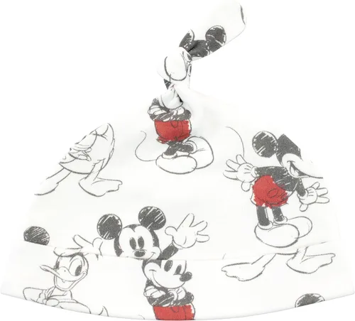 Miniatura 4 de Disney Conjunto de 5 piezas con gorro y babero de Mickey Mouse y Donald Duck para bebé niño