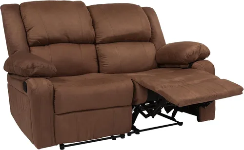 Miniatura 4 de Flash Furniture - Sofá unipersonal reclinable, Microfibra, Microfibra café chocolate.