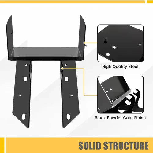 Miniatura 5 de KUAFU Soporte de montaje para radio de carenado delantero compatible con Harley Touring Road Glide FLTR 1998-2013 Reemplazo para 7708-98, 77078-98