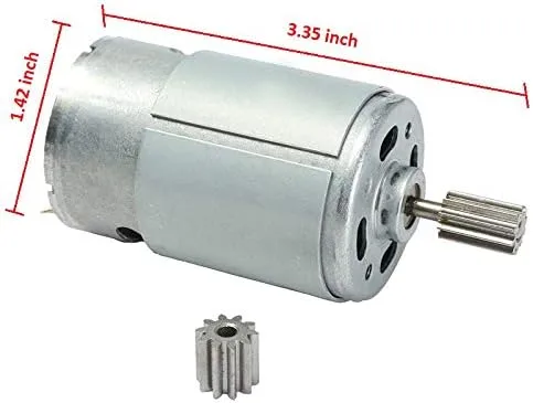 Miniatura 2 de 2 unids 550 40000RPM Motor eléctrico de alta velocidad RS550 12V motor caja de cambios accesorios para ruedas eléctricas niños paseo en piezas