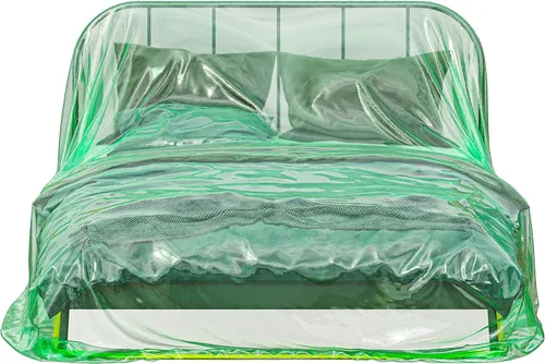Miniatura 4 de Skywin Funda para muebles para mudanzas, 101 x 75 x 50 pulgadas, funda de plástico grande para muebles, fundas de muebles para almacenamiento