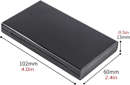 Miniatura 4 de Caja de cigarrillos de metal, soporte para 20 cigarrillos de 3.701 in, cajas de cigarrillos vintage, caja de cigarrillos portátil, tamaño único