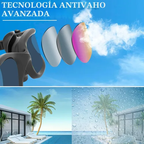 Miniatura 6 de WIN.MAX - Goggles de natación polarizados, antivaho, antirrayos ultravioleta, sin filtraciones y con visión clara para hombres, mujeres, adultos