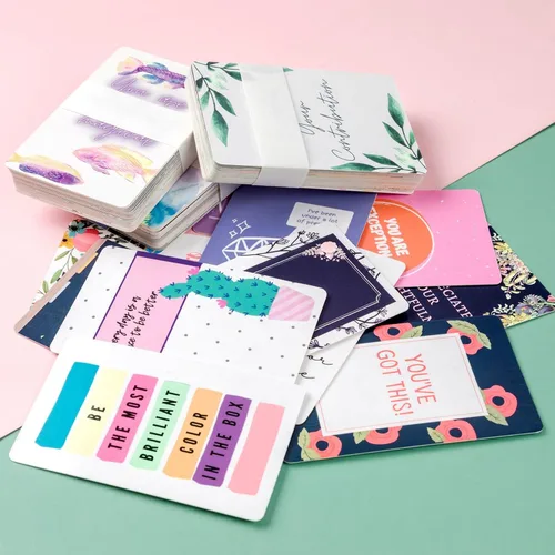 Miniatura 7 de Mr. Pen Tarjetas de aliento - 100 piezas, citas inspiradoras y motivacionales, tarjetas de bondad