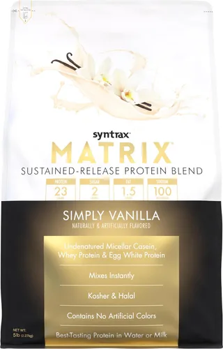 Miniatura 17 de Syntrax Nutrition Matrix - Mezcla de proteína de liberación sostenida, galletas y crema 2 libras. Verdaderos trozos de galleta