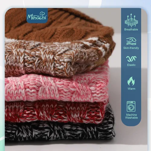 Miniatura 5 de Mihachi Suéteres para Perros Pequeños y Medianos Niña o Niño, Camisa Cálida y Suave para Perros, Abrigo para Perros para Clima Frío con Cuello