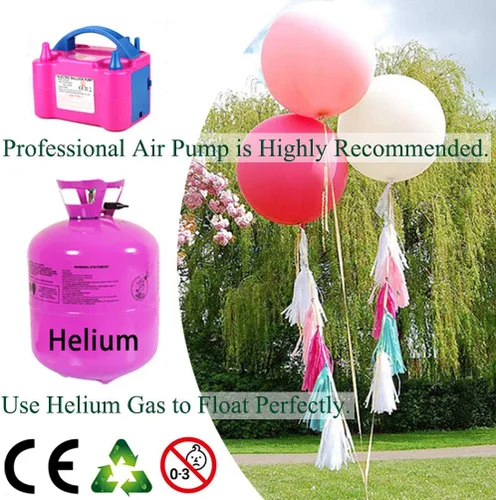 Miniatura 3 de IN-JOOYAA Globos redondos grandes de 36 pulgadas, paquete de 5 globos de látex gigantes de color rosa intenso para decoraciones de fiestas Amarillo