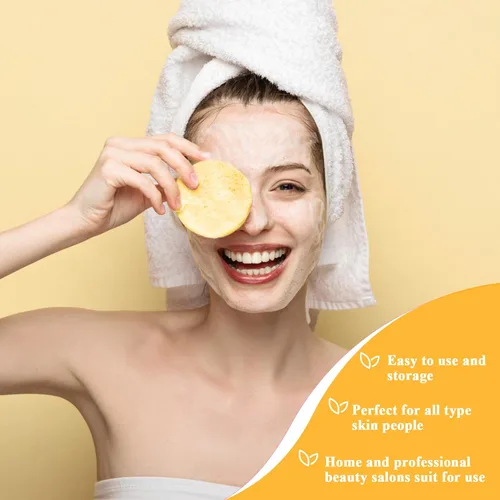 Miniatura 5 de 120 Piezas de Esponjas Faciales Comprimidas, Luxiv Esponja de Limpieza Facial para Esteticistas, Esponja Facial de Maquillaje Comprimida Redonda