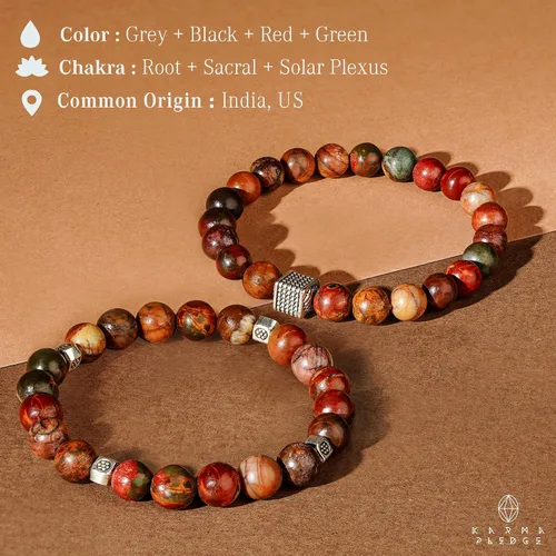 Miniatura 18 de Pulseras de cristal para mujeres y hombres, regalos de cumpleaños, hechas a mano de 0.236 in con cuentas de piedra para equilibrio de chakras