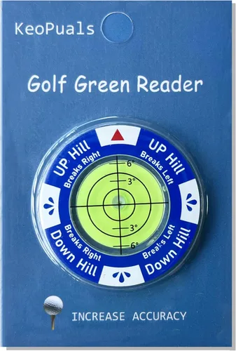 Miniatura 5 de Golf Green Reader - Marcador de pelota de golf con accesorios de golf de nivel para poner golf, ayuda de lectura verde, herramienta de entrenamiento