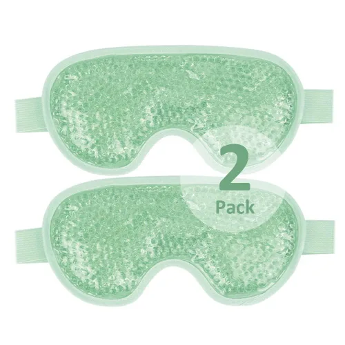 Miniatura 13 de NEWGO Mascarilla refrescante para ojos hinchados, máscara de ojos fríos para ojos para después de cirugía de ojos, alivio del estrés tensional, Azul