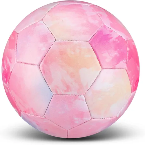 Miniatura 7 de HyDren Balón de fútbol para niños, tamaño 3 con inflador, oficial de dibujos animados, duradero, deportes al aire libre, interiores, juego