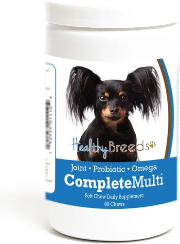 Miniatura 64 de Healthy Breeds Pug todo en uno multivitamínico suave masticable 60