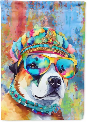 Miniatura 61 de Caroline's Treasures DAC2448GF - Bandera de jardín con diseño de perro afgano hippie Dawg, bandera decorativa para patio exterior, patio, obras