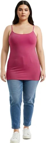 Miniatura 111 de Emmalise Camisola larga casual básica para mujer, con tirantes ajustables, top en capas