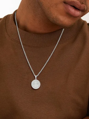 Miniatura 60 de U7 Saint Benedict/Michael Medal Necklace, 316L Stainless Steel Virgin Mary Necklace for Men Women, Bible Verse Protection Necklace Catholic
