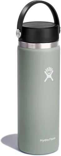 Miniatura 2 de Hydro Flask Botella de agua – Acero inoxidable aislado – Tapa flexible de boca ancha, antiderrames, a prueba de fugas y recargable en agave de 20