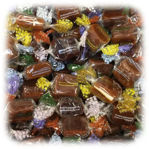 Miniatura 3 de AvenueSweets - Caramelos suaves hechos a mano envueltos individualmente - Caja de 5 libras - Personaliza tus sabores