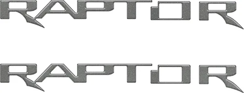 Miniatura 29 de Insertos de emblema para capó - Compatible con Ford F-150/Bronco Raptor 2021-2026 * Color OE: plata icónica
