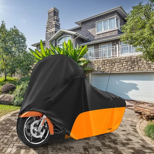 Miniatura 6 de Cubierta para motocicleta Tokept, con ventilaciones, cubierta para bicicletas de tierra, para diferentes modelos de touring Harley Davidson Road