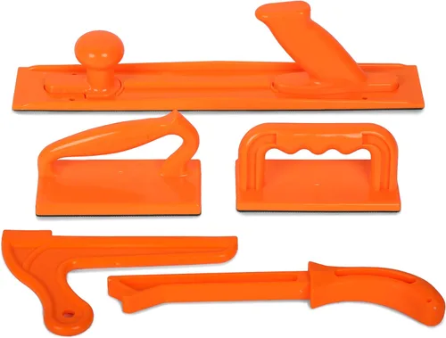 Miniatura 4 de WEN Bloque de empuje y empuje conjunto de seguridad para carpintería, 5 piezas (WA0001)