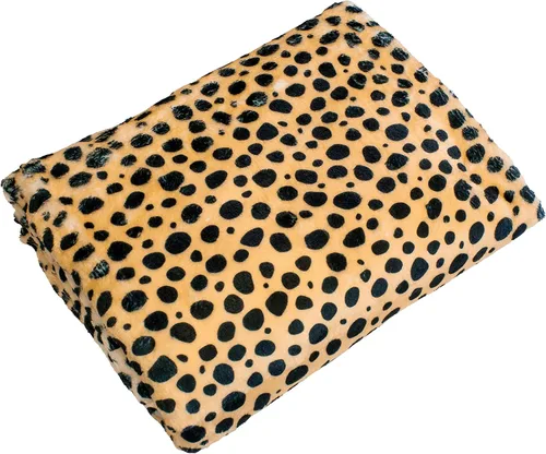 Miniatura 2 de Everything Comfy Manta decorativa con estampado de guepardo, 30 x 40 pulgadas, color natural