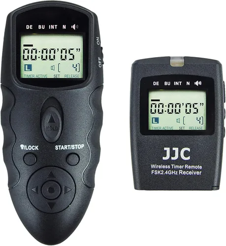 JJC Temporizador de intervalómetro inalámbrico, control remoto, liberación del obturador para Nikon D750 D780 Z7II Z7 Z6III II Z6 Z5 D7500 D7200