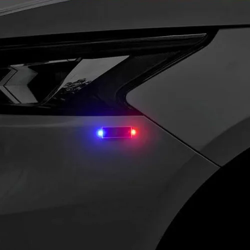 Miniatura 7 de Aolyty Luces de advertencia solares, luz LED intermitente IP65 impermeable luces de seguridad solar para conducción nocturna Barricada seguridad