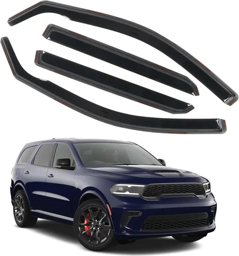Miniatura 45 de Protectores de lluvia in Channel para Jeep Grand Cherokee L 2021, 2022, 2023, 2024, 2025 2026, deflectores de viento laterales duraderos, viseras