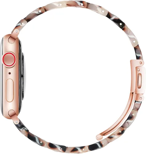 Miniatura 4 de Compatible con Apple Watch Band de 1.614 in, 1.575 in, 1.496 in o 1.929 in, 1.772 in, 1.732 in, 1.654 in, correa de repuesto de resina ligera